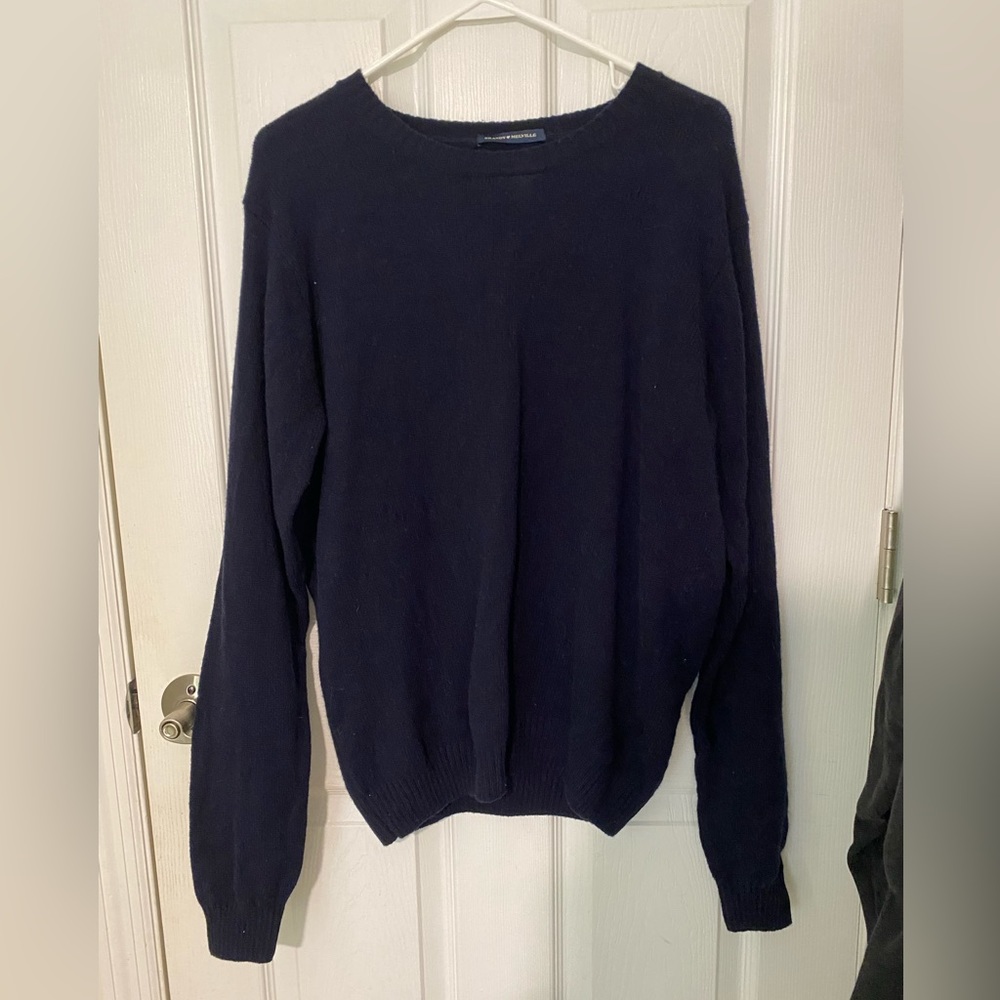 navy blue oversized brandy melville sweater